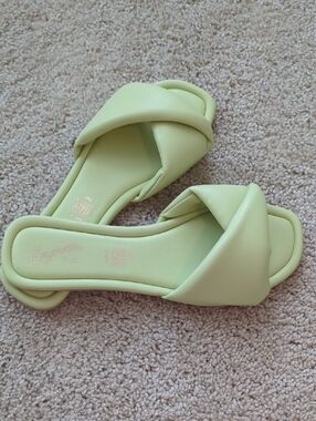 Seychelles Women’s Green Slide Sandals